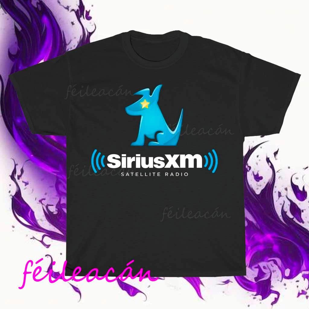 Новая американская футболка с логотипом спутникового радио SIRIUS XM, смешная, размеры от S до 5XL