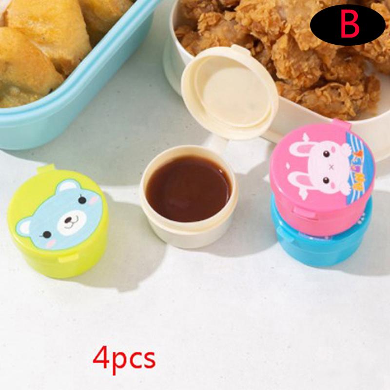 3/4 шт. Мини-бутылочка для приправ, заправки для салата, кетчупа, пластиковая переносная банка для ланча, бутылка-спрей для соуса