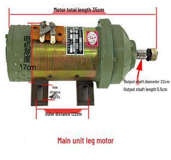 48V/60V 1120W All-Copper Electric Tricycle for Construction Sites - Brushed DC Series Wound Motor