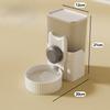 2026 New Hanging Gravity Flow Pet Water Dispenser 1000ML Automatic Drinking Bottle for Cats Rabbits Hamsters Cage Accessories KTY