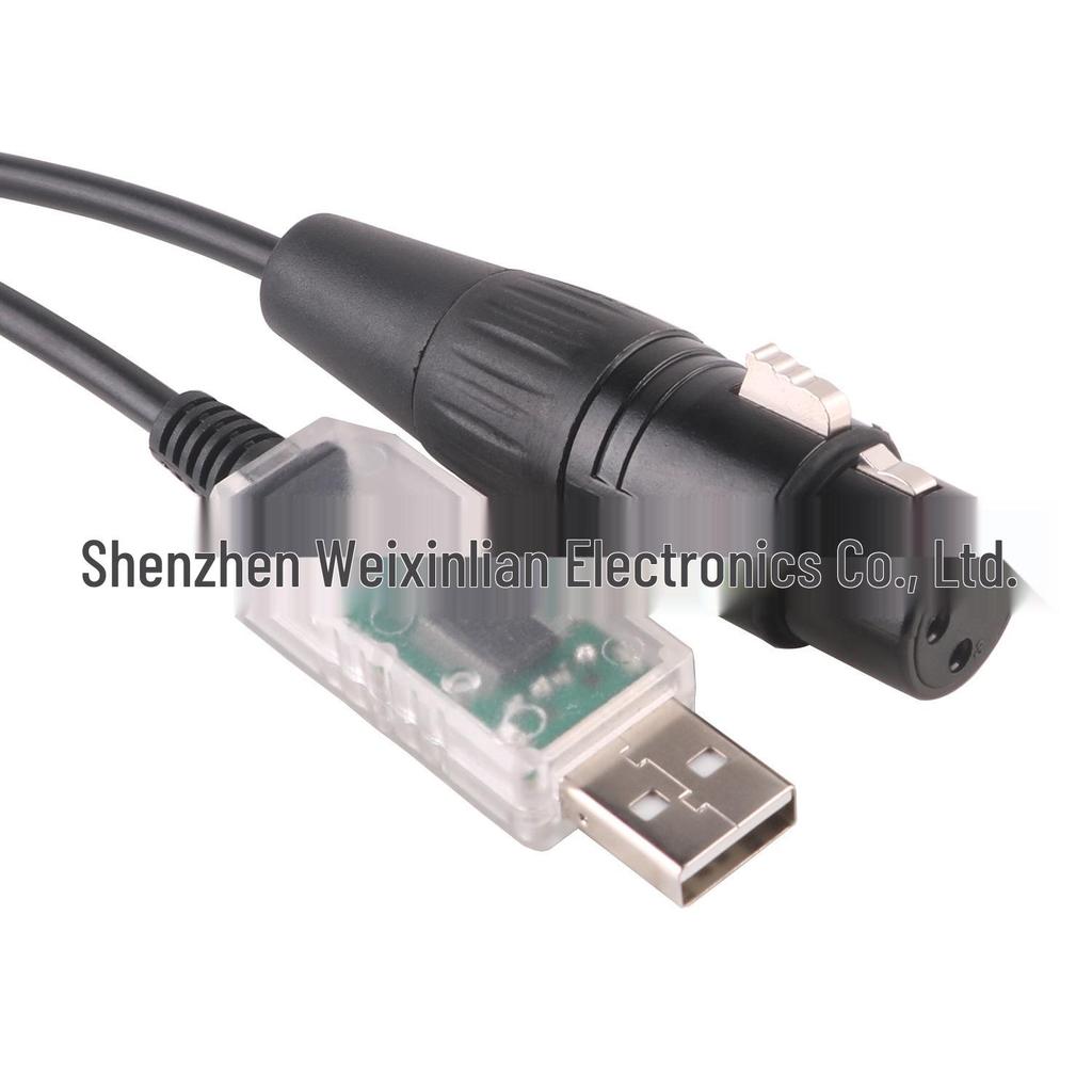 USB-кабель для управления и отладки сценическим освещением DMX512 RS485