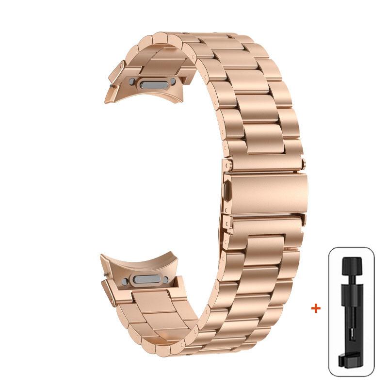 Титановый Нержавеющий Стальной Ремешок для Samsung Galaxy Watch 6 Classic 43 47мм 40/44мм Ремешок для Galaxy Watch 6 5 4 Без Зазоров Браслет