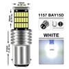 2/4/8 PCS P21W Ba15s 1156 1157 Bay15d LED Bulb Canbus 12V 24V 4014-45SMD 6500K White Car Turn Signal Backup Brake Parking LightsTurn Signal 2