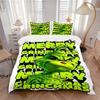 Grinchmas Mood Bedding 3 Piece Set Hd Print Duvet Cover Pillowcases For Teens Adult Bedroom Decoration Christmas Gift C9211471