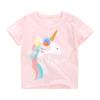 Little maven Baby Clothes for New Year Lovely Unicorn T-Shirt Cotton Casual Comfort and Soft Tops for Kids 2-7 year