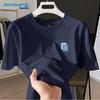 Мужская хлопковая футболка свободного кроя с принтом Jeanswest