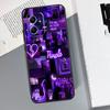 Фиолетовый эстетичный чехол для Xiaomi Redmi Note 14 13 10 11 12 15 Pro Plus Чехол для Redmi 15C 15 13C 12C 14C 10C