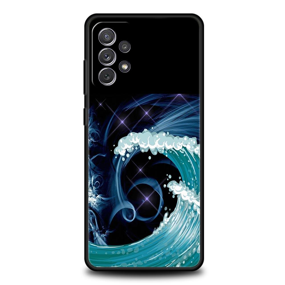 Чехол для телефона "Большая волна в Канагаве" для Samsung Galaxy A73 A53 A33 5G A13 A23 A21s A03 A11 A31 A41 A51 A52 A71 M21 M31 A01
