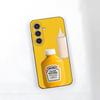 Чехол для телефона H-Heinz Томатный Кетчуп Горчица Для Samsung S26 S25 S24 FE S23 S22 S21 Plus S20 Ultra Note20Ultra Черный Мягкий Чехол