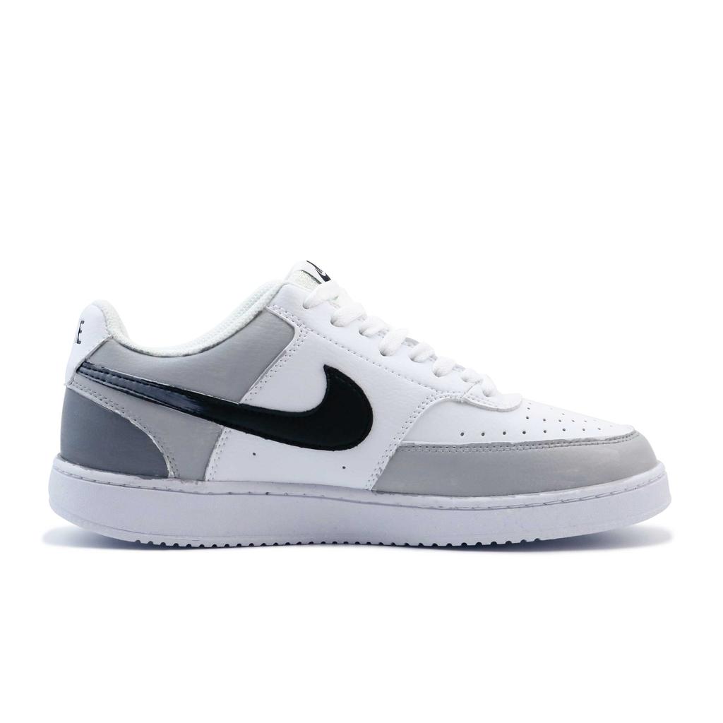 Nike Court Vision 1 Street Customer Abrasion Resistant Low top Skateboard Shoes Unisex Black White Gray DH2987-101(team-1331)-Random packaging bags