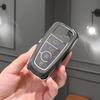 Мягкий ТПУ чехол-брелок для ключа автомобиля с 5 кнопками для Ford Explorer Mustang Fusion Escape F150 F250 F350 F450 F550 Ford Raptor 2020 2021