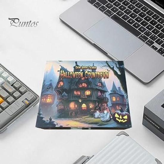 Адвент-календарь на Хэллоуин 2024 года с гномами, календарь обратного отсчета, слепая коробка, мини-фигурки гномов, украшение стола на Хэллоуин для домашней вечеринки