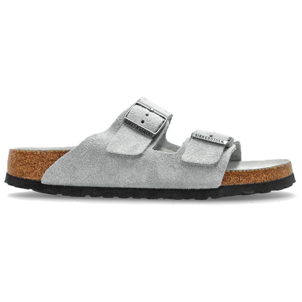Birkenstock Arizona BS Простые удобные резиновые шлепанцы женские серые 1031663