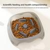 Automatic Pet Food And Water Bowl With Slow Feed Function For Small Pets