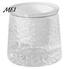 Transparent Succulent Pots Self?Watering Planter Pot, Thick Flower Embossed Thickened Imitation Glass Decorative Indoor for Hydroponic Houseplants