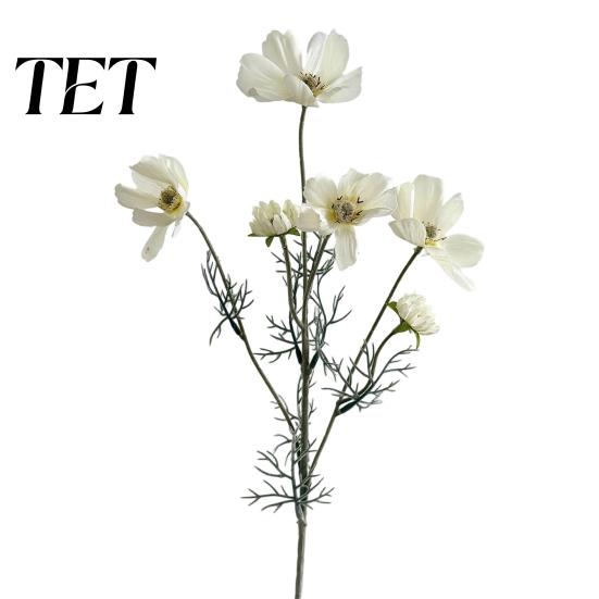 Maintenance Free Flowers Artificial Cosmos Flowers, Long Stem Faux Fake Realistic for Dining Table Centerpieces, Wedding Arrangement, Photography
