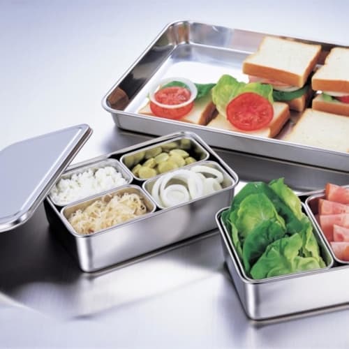AG 18-8 Press Mini Yakumi Container (6 Pieces)