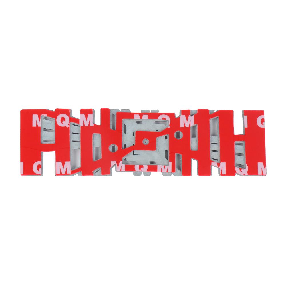 XLGJS1 3D Metal Alloy Plaid Logo Rear Trunk Fender Badge Emblem Sticker Decals For Tesla Roadster 2022 Model Y S 3 X Car Accessories