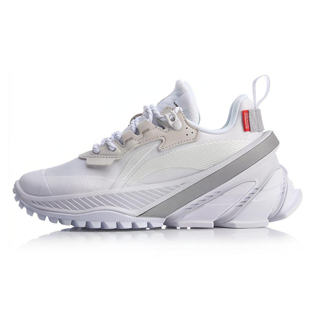 Li Ning Амортизирующие Нескользящие Легкие Низкие Беговые Кроссовки Женские Белые ARHQ066-2