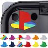 PlayVital Vinyl Stickers Compatible with PS5 Logo Stickers Compatible with PS5 Disc Version and Digital Version Logo Stickers 9 Colors and 3 Classic