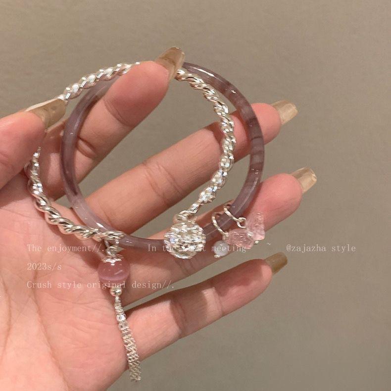 Новый китайский антикварный стиль Guochao браслет-колокольчик женский костюм нишевый изысканный браслет высококлассные аксессуары с бахромой