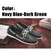Мужские и женские туфли из натуральной кожи Docksides Casual Boat Shoes, фирменные дизайнерские туфли на плоской подошве для мужчин Femme Blue White 2022A005