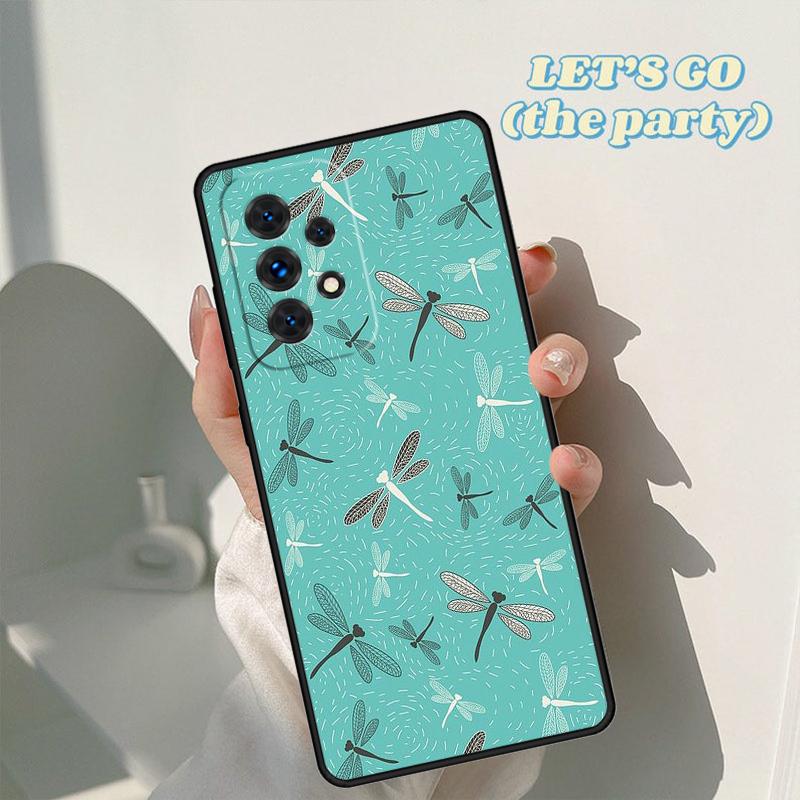 Чехол для телефона с узором «Стрекоза» Для Samsung Galaxy A42 A31 A40 A51 A71 A32 A80 A91 A52 A72 A20e A21S A50 A70 A11 A12