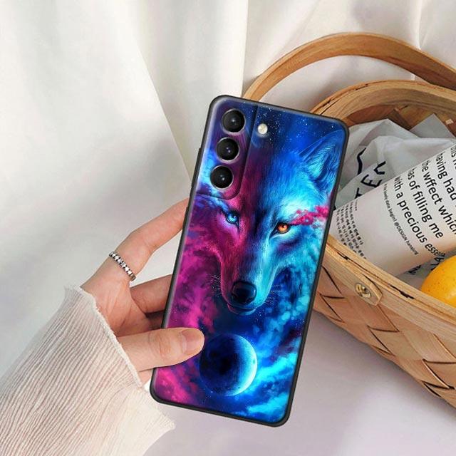 Милый Чехол для Телефона с Животным Лисой Для Samsung Galaxy S24FE S23 5G S20 S21 FE S25 S22 Ultra S24 Plus Чехлы Мягкий ТПУ Силиконовый Чехол Лисы
