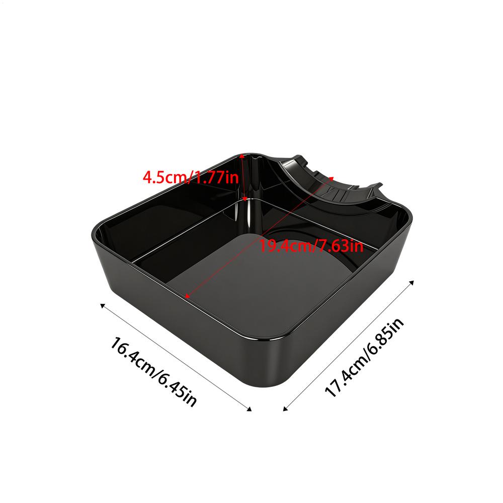 Washer Drain Pan Reusable Lint Filter Accessory with Funnel Front Load Washing Machine Drain Tray for Floor Clean Dry Floor