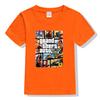 Summer Kids Boys Girls T Shirt 1 Gta T-Shirt Gta Street Fight Long with Gta 5 Clothes