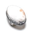 Scolecite Gemstone Handmade 925 Sterling Silver Gift Jewelry Ring Size 7.5 D9k00