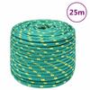152723 vidaXL Boat Rope Green 12 Mm 25 M Polypropylene