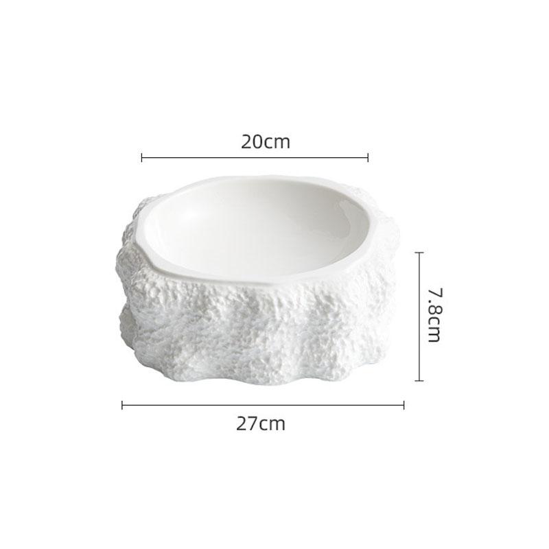 Каменная текстура Керамическая обеденная тарелка Ресторанная двойная изолированная тарелка Десертная тарелка Тарелки для суши Посуда для молекулярной кухни