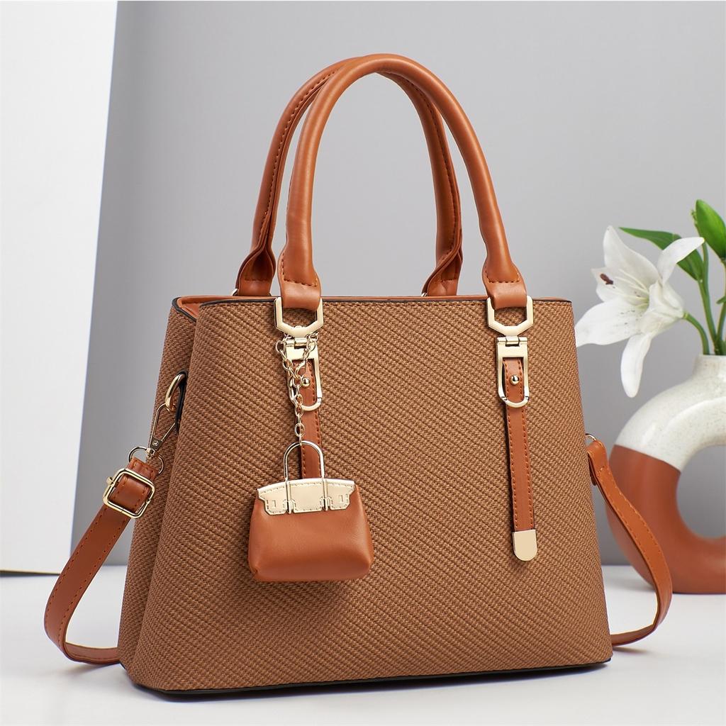 Новая высококачественная модная сумка, универсальная, большая вместительная сумка через плечо, простая и атмосферная сумка-тоут Macaron