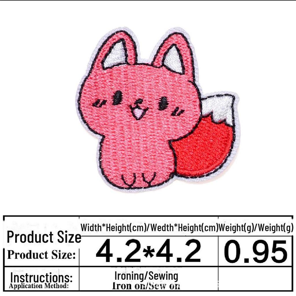 Нашивки с изображением животных для украшения детской одежды