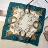 70 * 70cm New Silk Small Square Scarf For Women'S Neck Protection Professional Scarf Versatile Hair Tie Headscarf Scarf