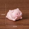 Мини летняя розовая фигурка поросенка мультяшная свинья микро ландшафтный орнамент кукольный домик модель автомобиля интерьер домашнего рабочего стола украшение