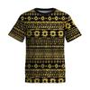 African Tribal Men's and Women's T-shirts, Ethnic Style 3D Printed Short Sleeved Shirts, Summer Clothing