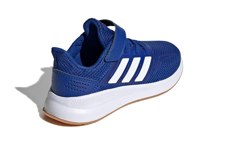 adidas Детские кроссовки для бега Neo Runfalcon 1.0, сине-белые, противоскользящие, износостойкие, низкие, для детей 3-7 лет FW5139