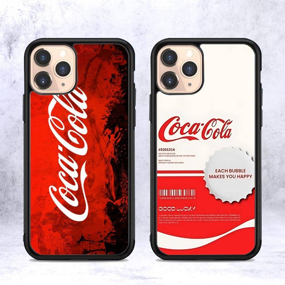 Бренд C-Coca Логотип C-Cola Чехол для телефона для Iphone 11 12 13 14 15 Pro Max 17 16 Plus Жесткий PC+TPU Задняя крышка