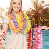 50 шт. гавайский цветочный венок гирлянда ожерелье нарядное платье декор Гавайская пляжная вечеринка искусственные цветы DIY Луау принадлежности для вечеринки