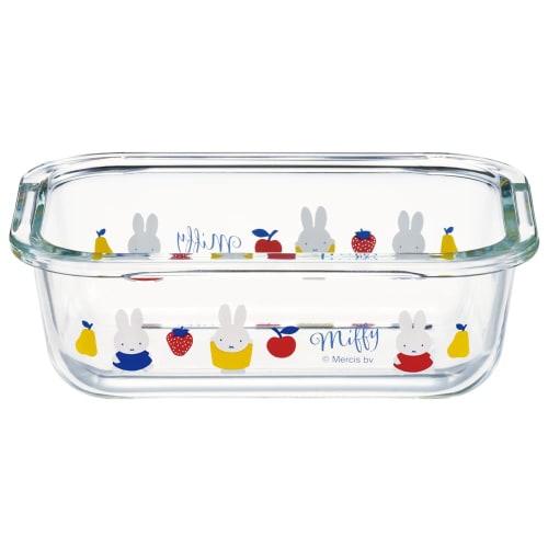 Skater Heat-resistant Glass Storage Container Miffy 370ml S Oven Microwave Dishwasher Safe GBST4-A
