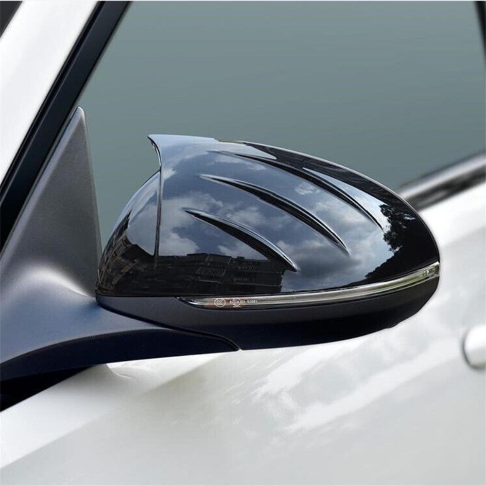 Glossy Black Side Mirror Cover Cap Trim For Mercedes Benz W206 C-Class 2022-2025