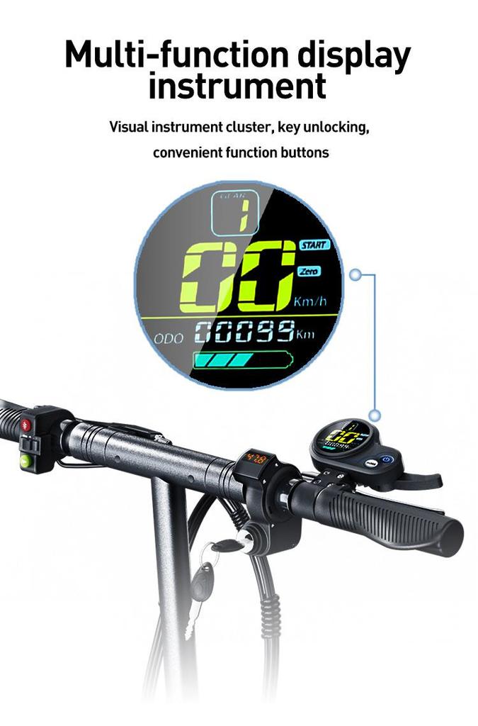 Электросамокат Joyor Y6-S — двигатель мощностью 500 Вт, аккумулятор 48 В, передние и задние дисковые тормоза для плавной и надежной езды(НЕТ ЭБЭ)