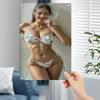 Новое Трендовое HD Металлическое Настенное Искусство Современный Плоский Дизайн D с Изображением Элегантной Спортивной Женщины с Длинными Волосами в Потрясающем Белом