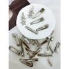 24Pcs/Set Y2K Silver Metal Hairpins for Women Girls Star Hair Clip Multiple Styles Seamless Duckbill Clip Girls Hair Accessoires