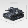 Танк №1 Строительные блоки panzerjager I Модель Набор строительных блоков Игрушка для сборки Детали Кирпичная игрушка Набор строительных блоков
