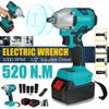 520N.m 388Vf Аккумуляторный бесщеточный электрический ключ Ударный гайковерт Торцевой ключ Установка ручной дрели с литий-ионным аккумулятором