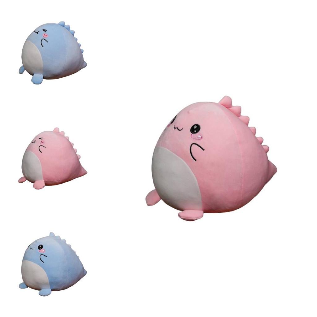 Плюшевая игрушка Squishmallow Динозавр Супермягкий короткий плюш Синий/розовый 20см/7.87дюймов