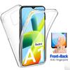 360 Double Soft Clear Transparent Phone Case On For Xiaomi Redmi A1 RedmiA1 Silicone TPU Full Body Coverage Protective Front Back Cover
